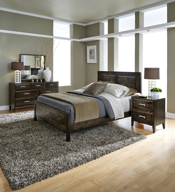 Beaumont Sleep Collection – Shown in Soft Maple-Mocha Nut