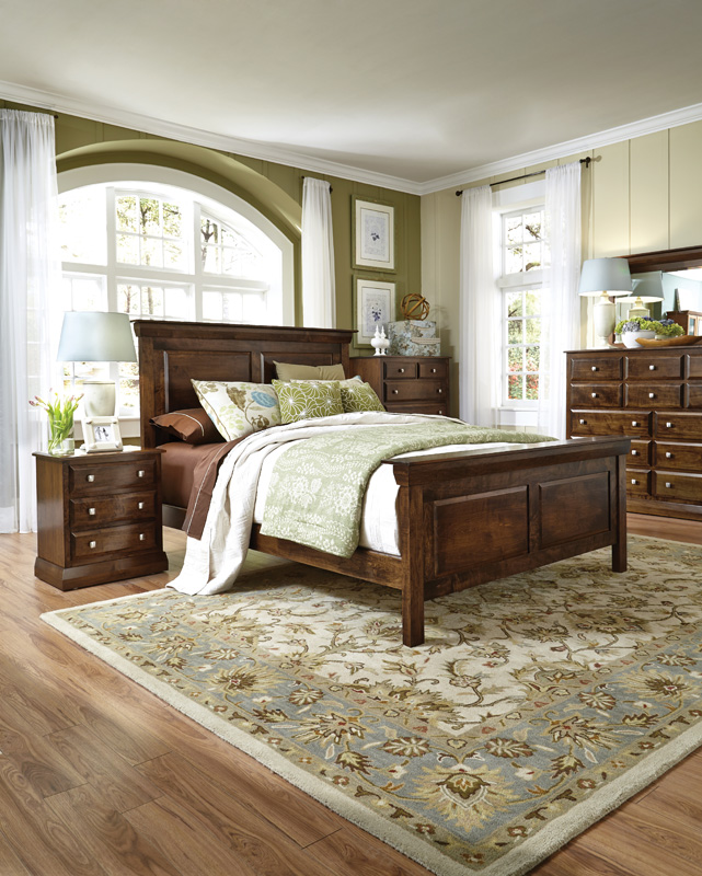 Colburn Sleep Collection – Shown in Soft Maple-Bourbon