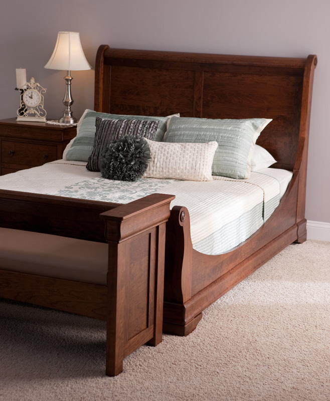 Louis Philippe Sleep Collection – Shown in Cherry-Bourbon
