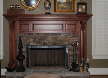 Cherry Fireplace Mantle