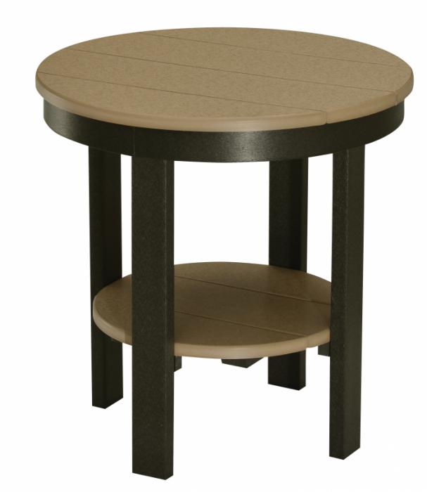 Round End Table (Regular Height)